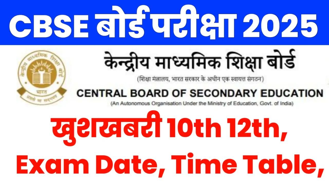 cbse time table 2025